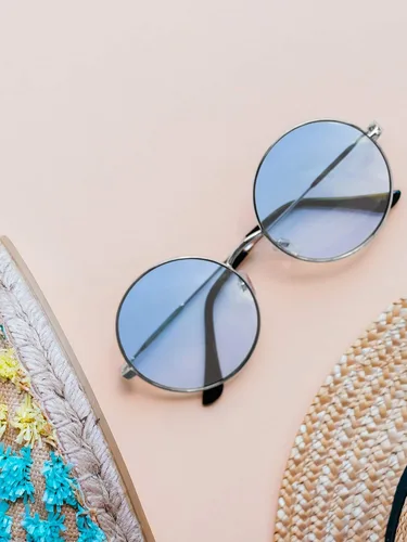 Vista 5 de Blulu 10 pares de gafas de sol John Hippie retro redondas estilo 60 gafas de sol circulares para hombres y mujeres disfraces fiestas regalos