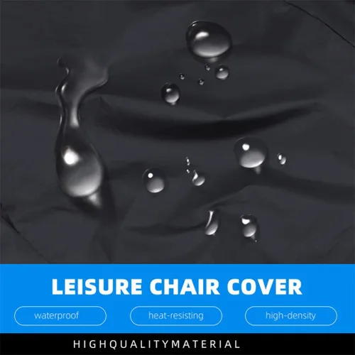 Vista 3 de YARNOW Silla de exterior para silla de exterior, 2 piezas, funda para silla de patio, resistente al aire libre, funda para silla de descanso, silla