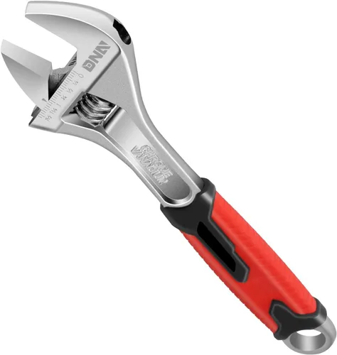 Vista 9 de DNA Motoring TOOLS-00048 - Llave inglesa ajustable, 1 par, 6 y 10 pulgadas, herramienta de reparación automotriz de acero vanadio con mordazas