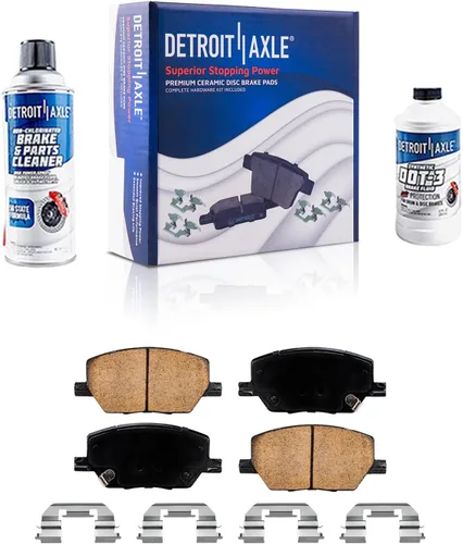 Vista 13 de Detroit Axle - Pastillas de freno para Dodge Ram 2500 3500 2003-2008, Ram 4000 2005-2008, 2004 2006 2007 Pastillas de freno de cerámica delanteras