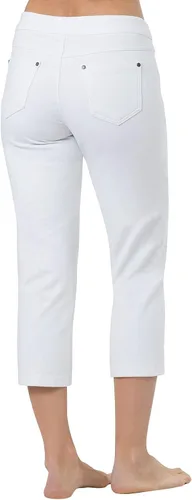 Vista 2 de PajamaJeans Pantalones Estilo Capri para Mujer, Capris de Denim Stretch para Mujer