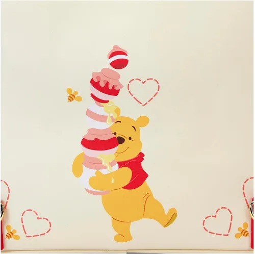Vista 4 de Loungefly Disney Winnie The Pooh Love - Mochila convertible y bolsa de mano