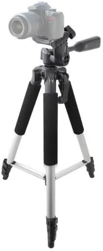 Vista 2 de Trípode de aluminio para cámara de 57 pulgadas Pro Series para Panasonic Lumix DMC-FZ1000 DMC-FZ200 LX7 ZS20 ZS25 FZ70 LF1 TS5 TS20 TS25 ZS40 SZ3