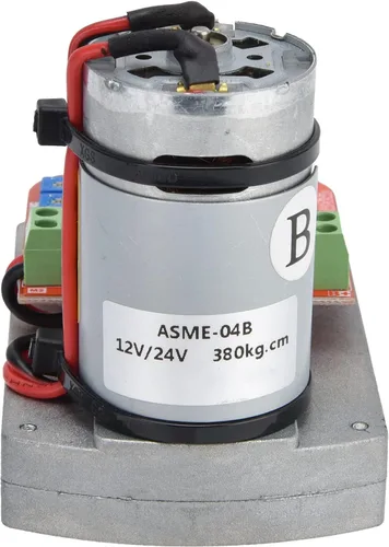 Vista 8 de ASME‑04B Robot Servomotor, Aleación de Aluminio Super Torsión Equipo mecánico de engranaje de dirección digital para robots, brazos robóticos