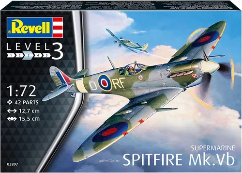 Vista 6 de Supermarine Spitfire Mk.Vb 1:72 Kit de modelo de plástico a escala 1:72