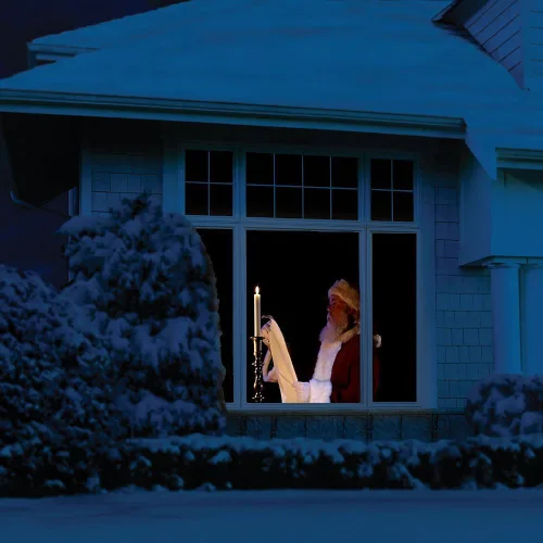 Vista 5 de Kringle Bros The Original Virtual Santa in The Window Movie on DVD