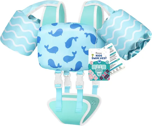 Vista 12 de Vvinca Puddle Kid Jumper for 20-60 Lbs, Toddler Pool Floaties for Kids 2-4 01-fresa