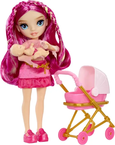 Vista 3 de Rainbow High Jr. High Bestie Babysitters - Stella Monroe, muñeca de moda de 9 pulgadas