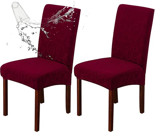 Vista 58 de Genina Fundas impermeables para sillas Parsons de comedor, fundas elásticas para sillas Parsons para comedor, cocina, funda protectora para silla