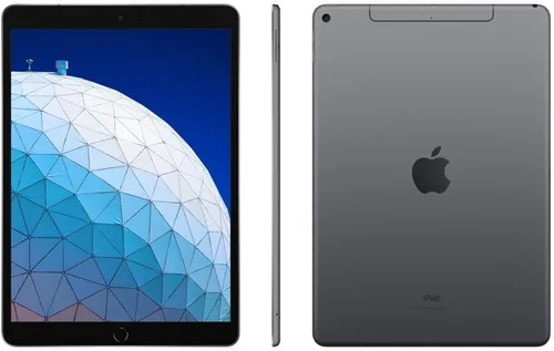 Vista 6 de Apple iPad Air 2019 de 3ª generación, 10.5 pulgadas, Wi-Fi + Cellular, 64 GB, gris espacial (renovado)