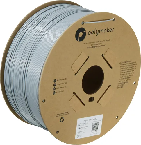 Vista 21 de Polymaker Filamento ABS Pro para impresora 3D de 0.069 pulgadas, color negro, ABS de grado de ingeniería de 2.2 lbs con alta resistencia al calor