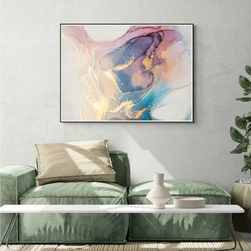 Vista 2 de Kits de arte de diamantes 5D de mármol para adultos principiantes, kits de pintura de diamantes por números, arte de pintura de gemas de cristal