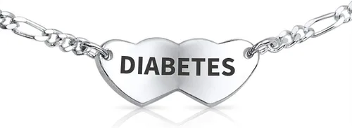 Vista 10 de Pulsera de identificación médica grabable con forma de corazón ovalada o doble en blanco, para adolescentes, para él o ella, hijo e hija, plata
