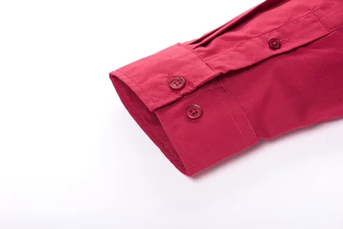 Vista 6 de MAXJON Camisas de manga larga Guayabera para hombre, camisas cubanas