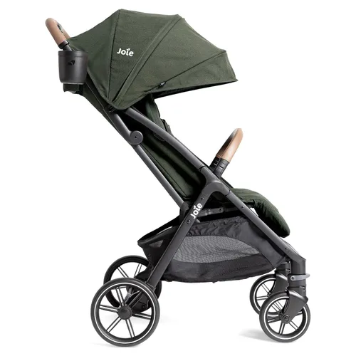 Vista 7 de Joie Nutmeg - Cochecito de viaje compacto, ligero, con plegado con una sola mano, reclinable, multiposición, para recién nacidos a niños pequeños