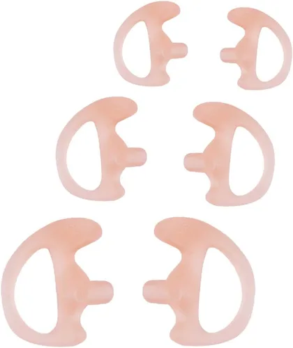 Vista 7 de Reemplazo de auriculares Earmold para kits de audio de tubo de bobina acústica de aire para radio de dos vías Motorola Kenwood