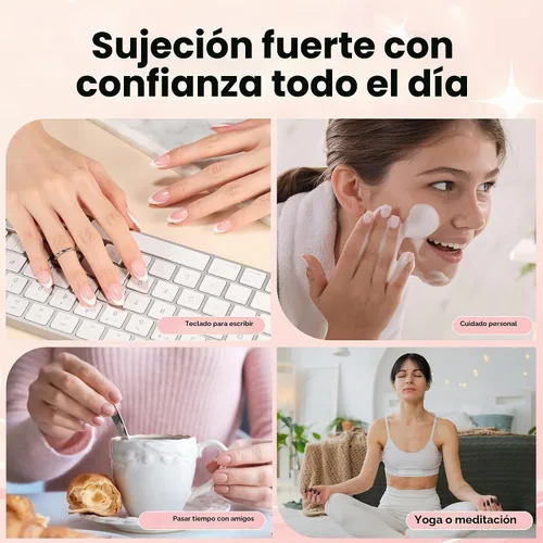 Vista 7 de Beetles - Pegamento de uñas súper fuerte de 0.35 onzas para uñas a presión, no necesita lámpara UV Pegamento de uñas semisólido de secado rápido