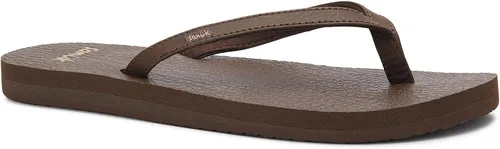 Vista 15 de Sanuk Yoga Spree 4 chancletas de mujer Negro
