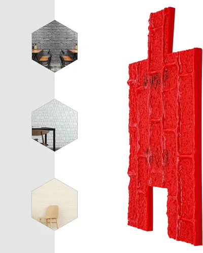 Vista 2 de 22 "x 12" Pu Concrete Stamp Mat, grande decorativo hormigón piso cemento yeso impresión textura sello Mat cemento sellado sellos de poliuretano