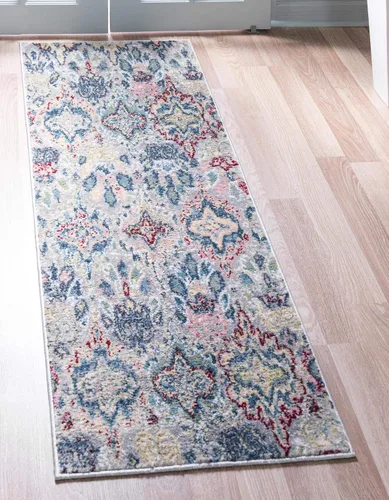 Vista 17 de Unique Loom Sumter Collection Area Rug - Brewton (2' 2" x 3' 1" Rectangle Multi/Blue)