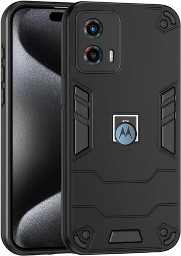 Vista 151 de Funda compatible con Redmi A1, compatible con Redmi A2 2 en 1 [PC dura + TPU], funda de teléfono negra