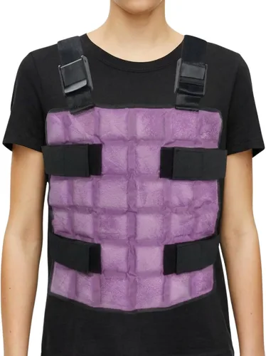 Vista 9 de Ice Cooling Vest Neck Cooler for Hot Weather, Reusable Ice Pack Vest with Adjustable Straps, Cold Ice Jacket for Men & Women