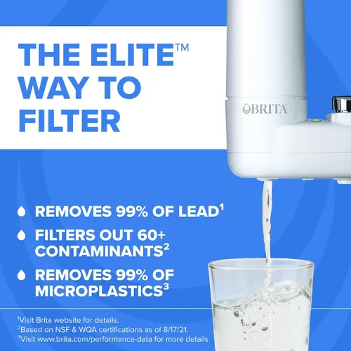 Vista 2 de Sistema de filtración Brita On Tap, Paquete de 10, Blanco
