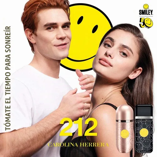 Vista 8 de Carolina Herrera 212 VIP Rose Smiley EDP Spray Mujeres 2.7 oz
