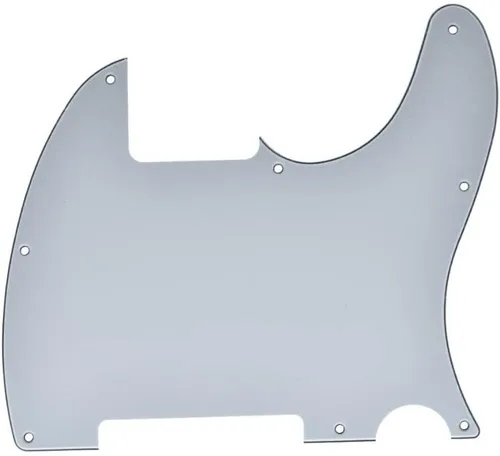 Vista 9 de KAISH Golpeador de 8 agujeros, liso, para guitarra Telecaster Esquire, perla de abulón
