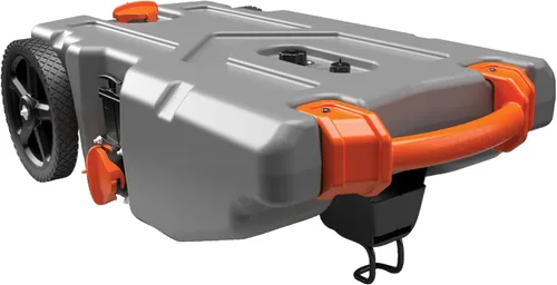 Vista 11 de Camco Rhino - Tanque portátil de 15 galones para RV - Cuenta con ruedas grandes resistentes a pinchazos y orificio de drenaje bajo - Incluye