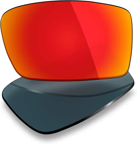 Vista 3 de Mryok 4 pares de lentes polarizadas de repuesto para gafas de sol Oakley X Squared Stealth BlackFire RedIce BlueSilver Titanium
