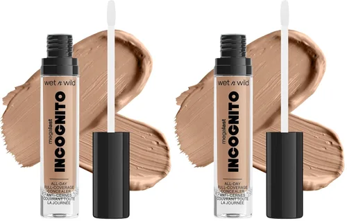 Vista 24 de wet n wild Mega Last Incognito 1114054 - Corrector líquido mate para todo el día