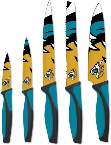 Vista 7 de The Sports Vault NFL Chicago Bears - Juego de cuchillos de cocina (5 piezas)