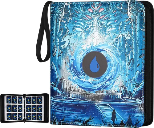 Vista 11 de GERMUN Carpeta de tarjetas coleccionables con 12 bolsillos, 720 bolsillos, carpeta de colección de tarjetas, carpeta de álbum de tarjetas para MTG