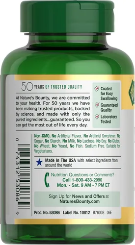 Vista 8 de Nature's Bounty Tabletas de magnesio de 500 mg, suplemento de magnesio de alta potencia para la salud ósea y muscular, apoyo para todo el cuerpo
