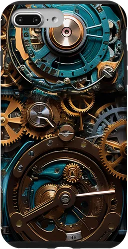 Vista 12 de Mechanical Steampunk Gears Internal Cogwork Mechanism Case for iPhone 17