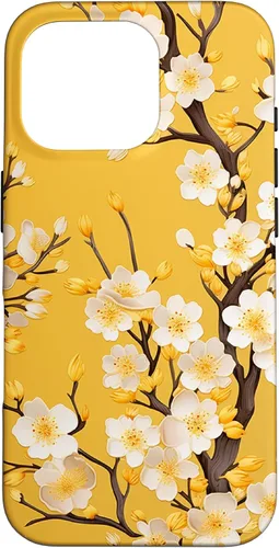 Vista 20 de Yellow Cherry Blossom Case for iPhone 17