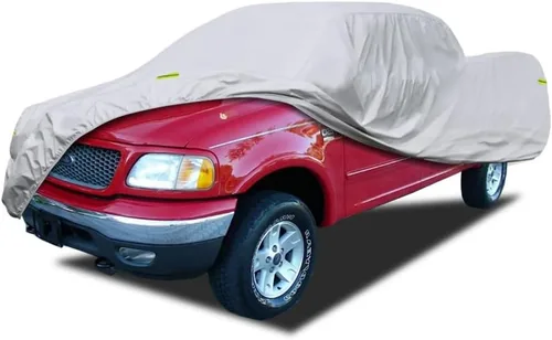 Vista 21 de Kaugung - Cubierta impermeable para camioneta, 7 capas resistentes, ajuste completo para Mitsubishi Raider 2006-2010, para todo clima, protección