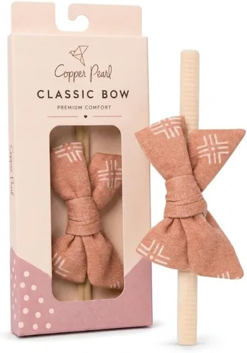 Vista 33 de Copper Pearl Classic Baby Bow Headbands - Limited Collection