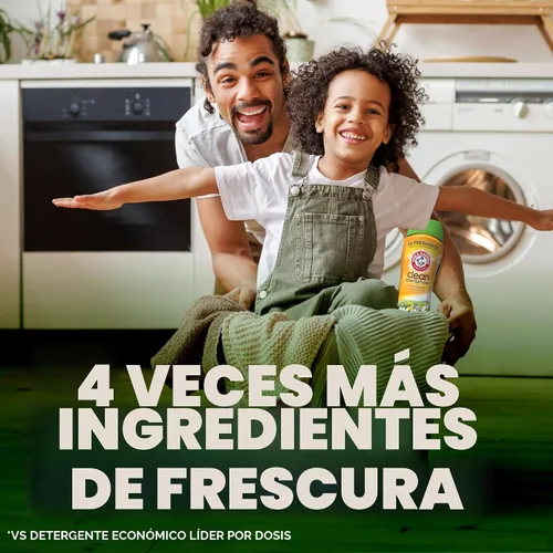 Vista 2 de Arm & Hammer Scentsationse limpio en lavado olor booster - prado limpio, 24 oz Fragancia de lavandería en lavado, frescura duradera para ropa