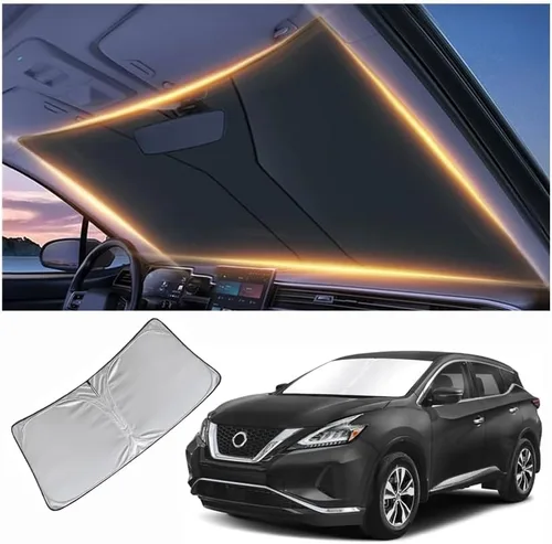 Vista 68 de Parasol para parabrisas para BMW X1 E84 para ventana delantera 2016-2024 2025 2026 X1 E84, protector de parabrisas para automóvil, accesorios