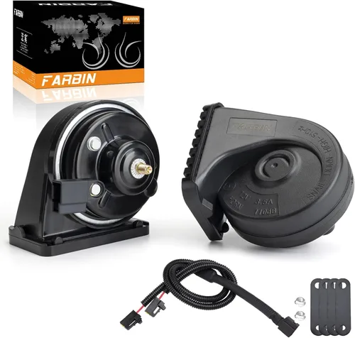 Vista 21 de FARBIN Bocina de Reemplazo para Bocina de Auto Ford Compatible con Ford f150 f250 focus con Convertidor de Enchufe 1 a 2