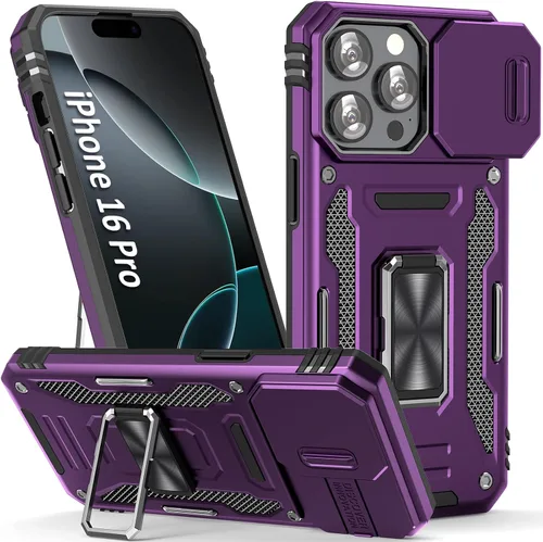 Vista 40 de Funda para iPhone 15 Pro, color verde alpino