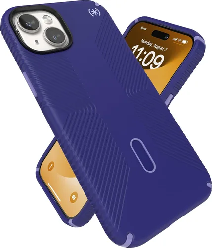 Vista 10 de Speck Funda para iPhone 15 Plus – Bloqueo de bloqueo antideslizante ClickLock, diseñada para MagSafe, agarre de protección contra caídas