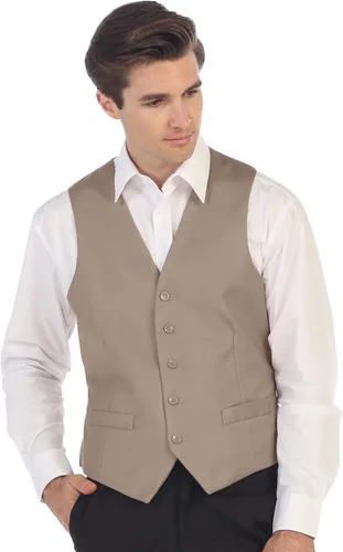 Vista 6 de Gioberti - Chaleco formal para hombre, apto para negocios o como vestimenta casual