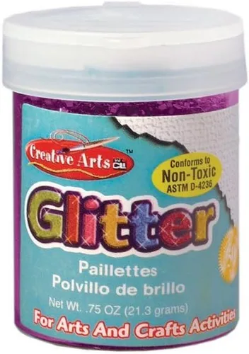 Vista 3 de Creative Arts by Charles Leonard Brillantina, Botella de 3/4 onza, Multi-Color (41700)
