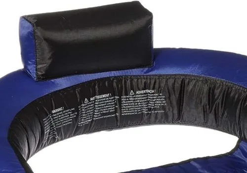Vista 4 de Swimline Flotador inflable de nailon para piscina con asiento en U (paquete de 3)