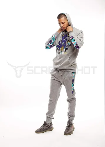 Vista 4 de SCREENSHOTBRAND Mens Hip Hop Premium Slim Fit Track Pants - Athletic Jogger Bottom with Side Taping