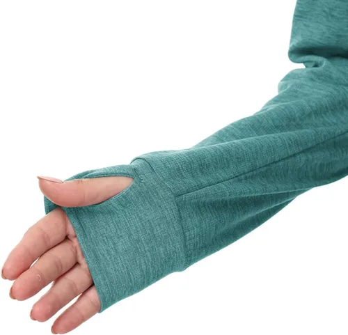 Vista 55 de TBMPOY Chaquetas con capucha y protección solar UPF 50+ para mujer, ligeras, de manga larga, para senderismo, exteriores, con cremallera completa