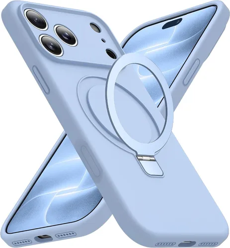Vista 152 de SKYLMW Funda diseñada para iPhone 11 con soporte magnético invisible Compatible con Mag-Safe, a prueba de caídas de grado militar, a prueba de Negro